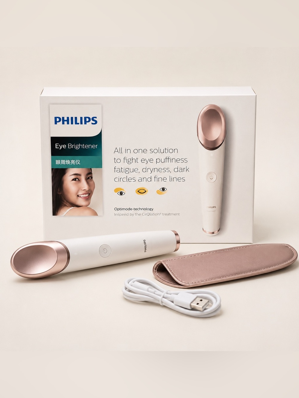 Philips Eye Brightener with Optimode Technology - Portable Eye Care Device